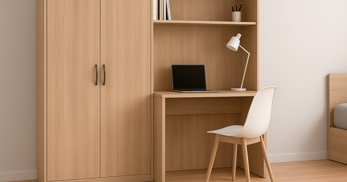 Armario para escritorio ideal para teletrabajo y estudio