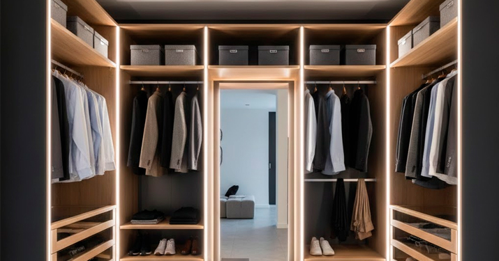 Iluminación interior armarios