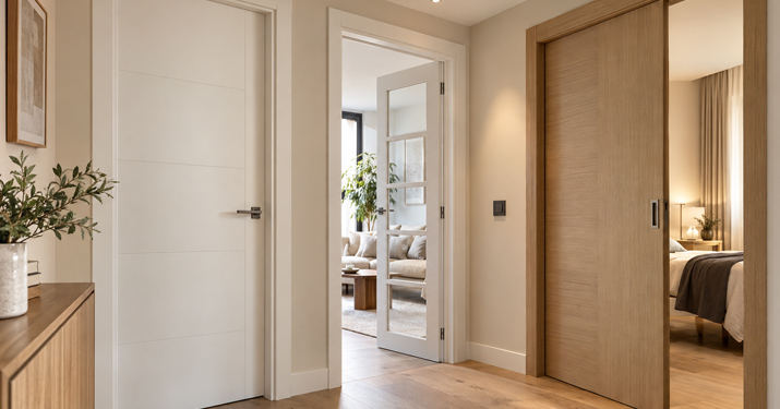 Puertas interiores a medida